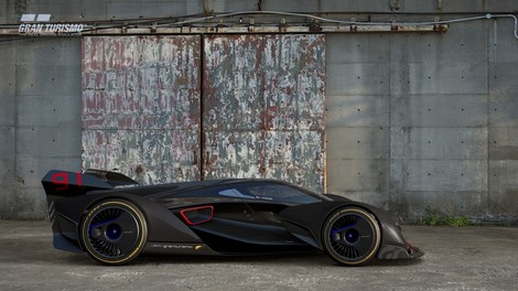 Združitev avtomobila in motocikla v računalniški igri Gran Turismo: McLaren Ultimate Vision