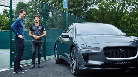Prvak Wimbledona bo vozil Jaguarja I-Pacea