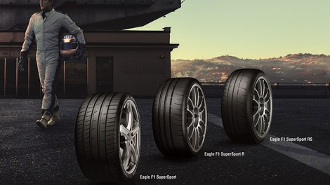 Goodyear predstavlja novo serijo avtomobilskih gum z dirkalnim značajem