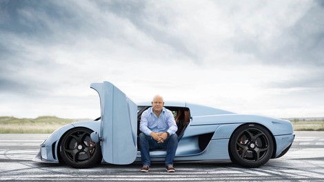 Svoje avtomobile prodaja za več milijonov evrov, njegov osebni vozni park pa je nekaj povsem drugega. Ta avto vozi Christian von Koenigsegg