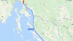 Jadranska magistrala, obmorska cesta